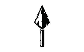Spear logo for element design design vector v11
