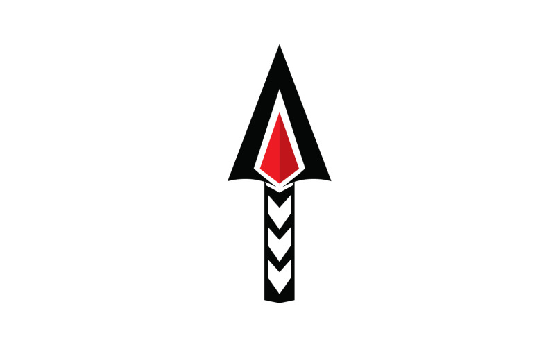 Spear logo for element design design vector v12 Logo Template