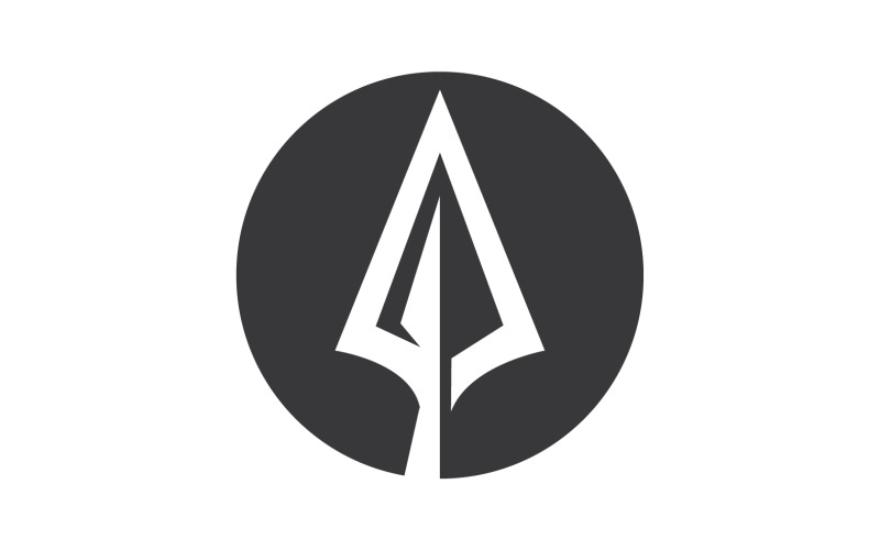 Spear logo for element design design vector v15 Logo Template