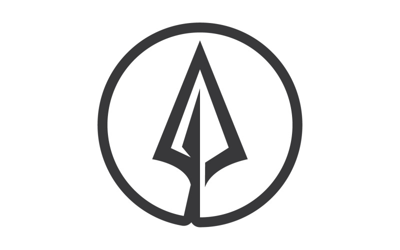 Spear logo for element design design vector v23 Logo Template