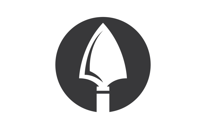 Spear logo for element design design vector v26 Logo Template