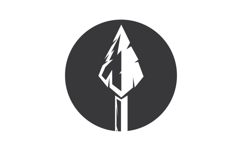 Spear logo for element design design vector v27 Logo Template