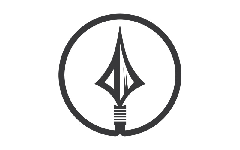 Spear logo for element design design vector v30 Logo Template