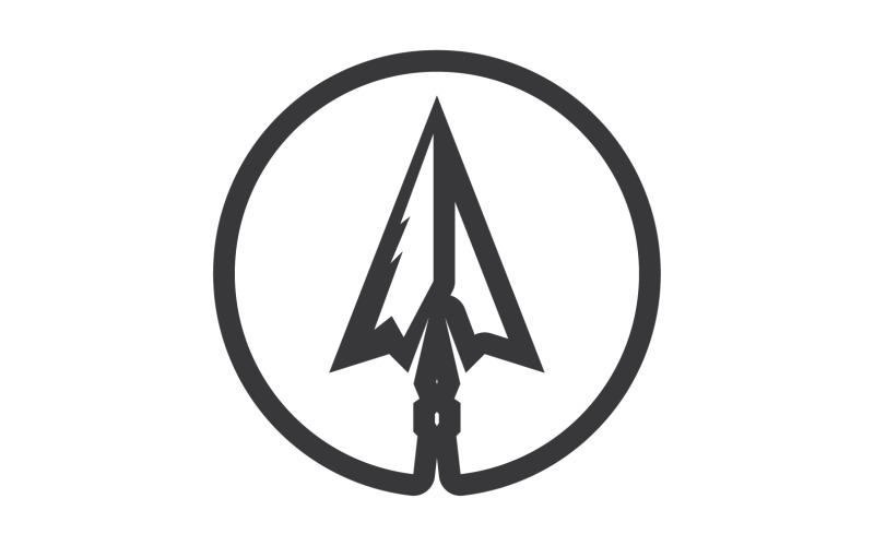 Spear logo for element design design vector v31 Logo Template