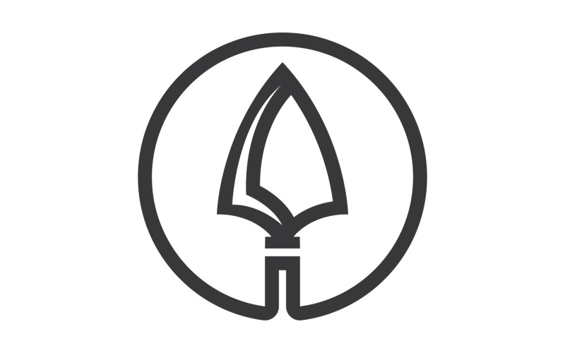 Spear logo for element design design vector v34 Logo Template