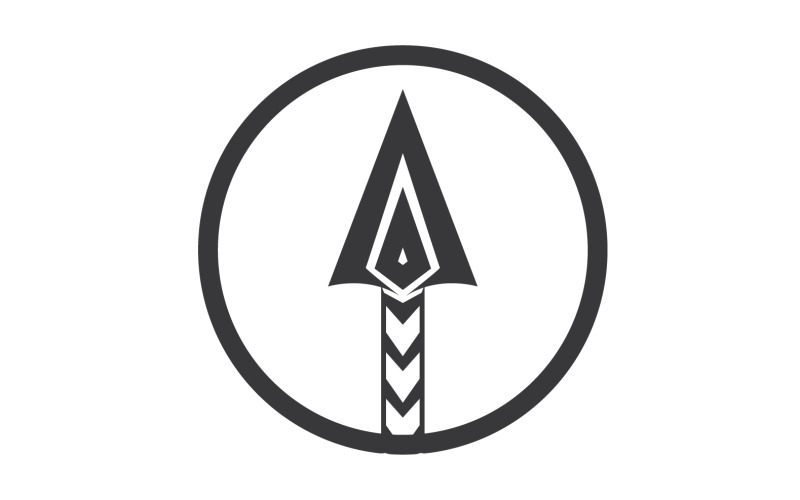 Spear logo for element design design vector v36 Logo Template