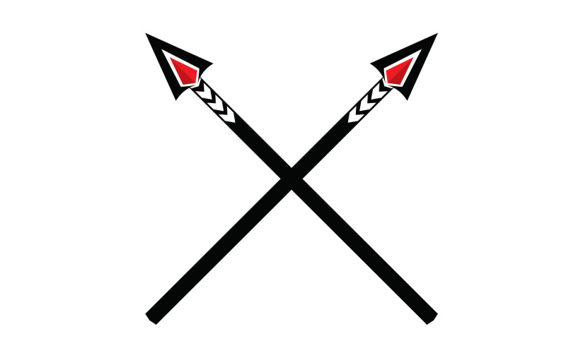 Spear logo for element design design vector v39 Logo Template