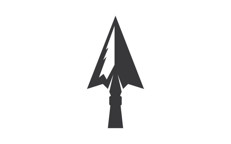 Spear logo for element design design vector v3 Logo Template