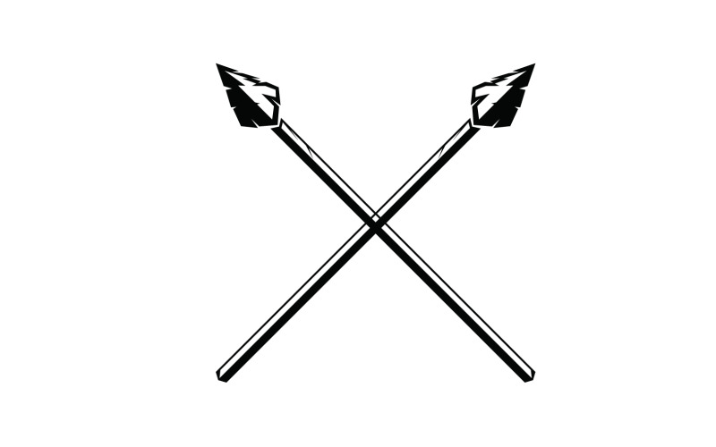 Spear logo for element design design vector v40 Logo Template