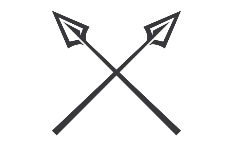 Spear logo for element design design vector v47 Logo Template