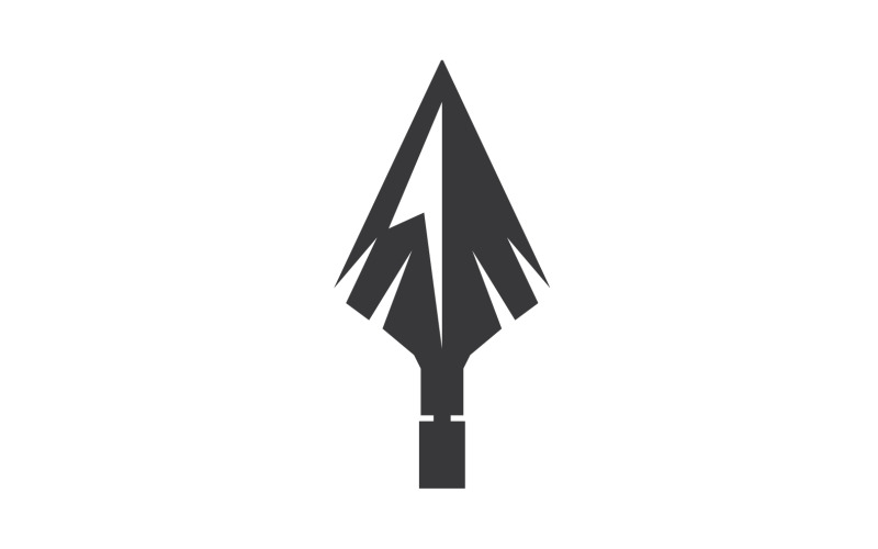 Spear logo for element design design vector v4 Logo Template