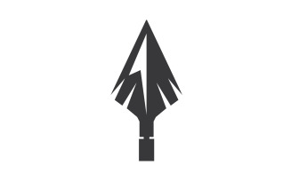 Spear logo for element design design vector v4