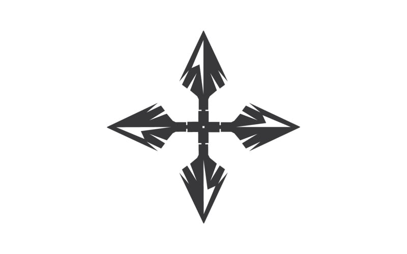 Spear logo for element design design vector v50 Logo Template