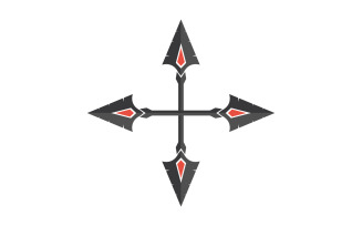 Spear logo for element design design vector v51