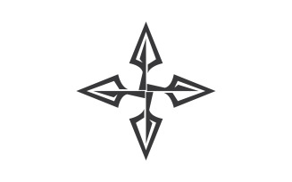 Spear logo for element design design vector v53