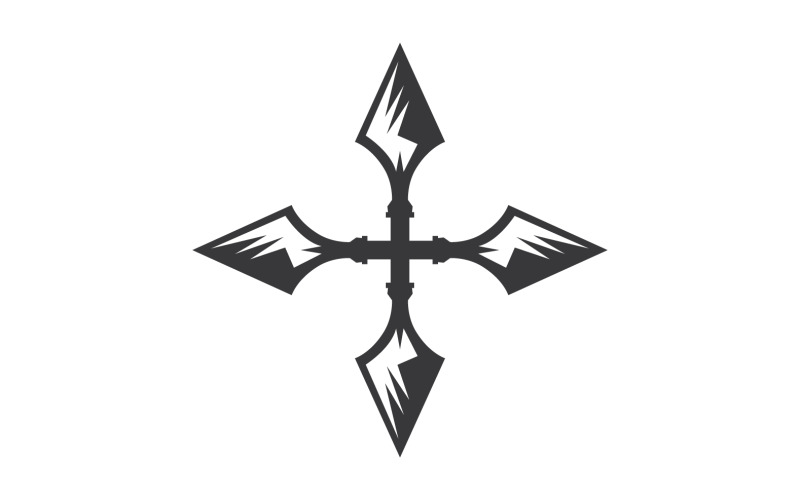 Spear logo for element design design vector v54 Logo Template