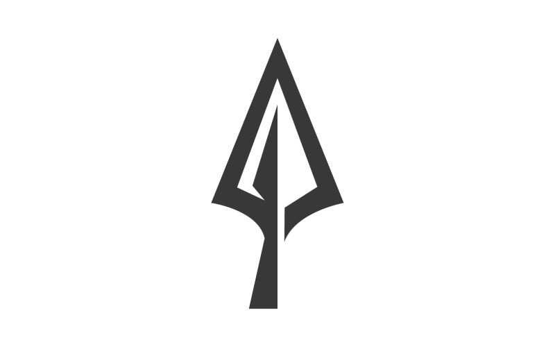 Spear logo for element design design vector v7 Logo Template