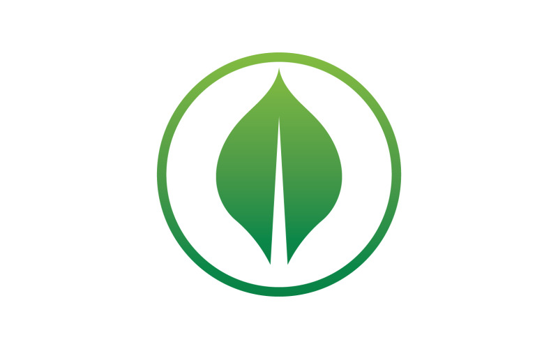 Eco leaf green nature tree element logo vector v32 Logo Template