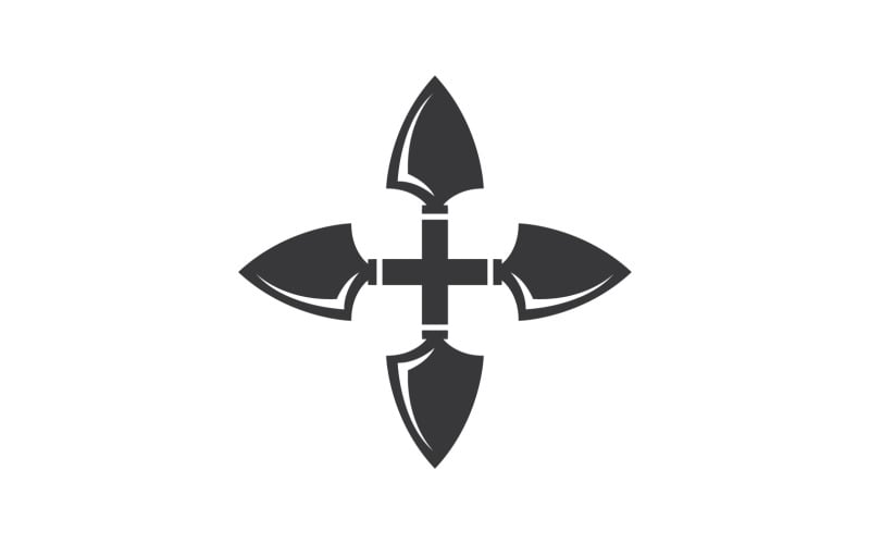 Spear logo for element design design vector v55 Logo Template