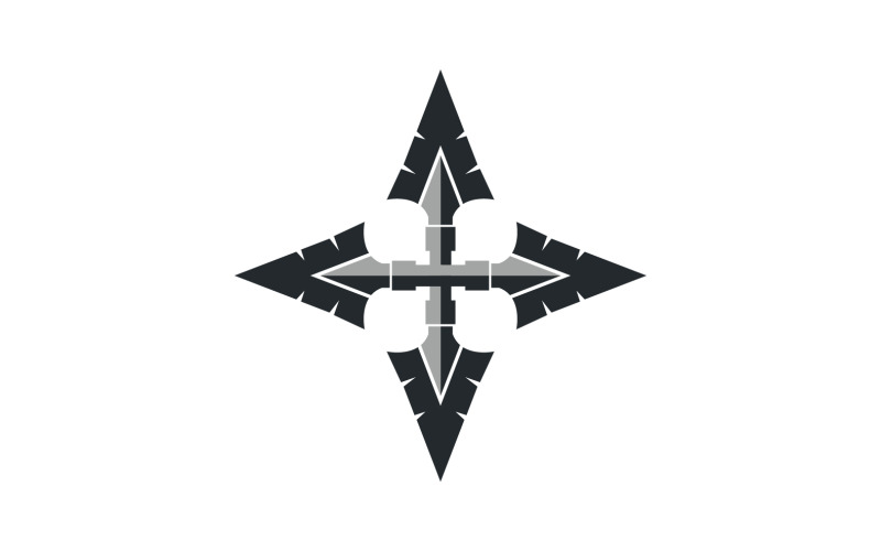 Spear logo for element design design vector v56 Logo Template