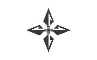 Spear logo for element design design vector v57
