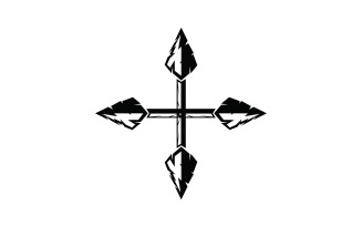 Spear logo for element design design vector v58