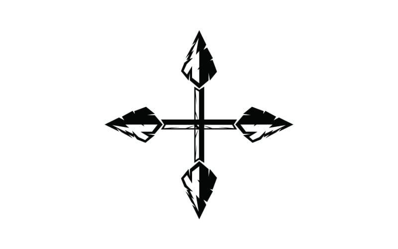 Spear logo for element design design vector v58 Logo Template