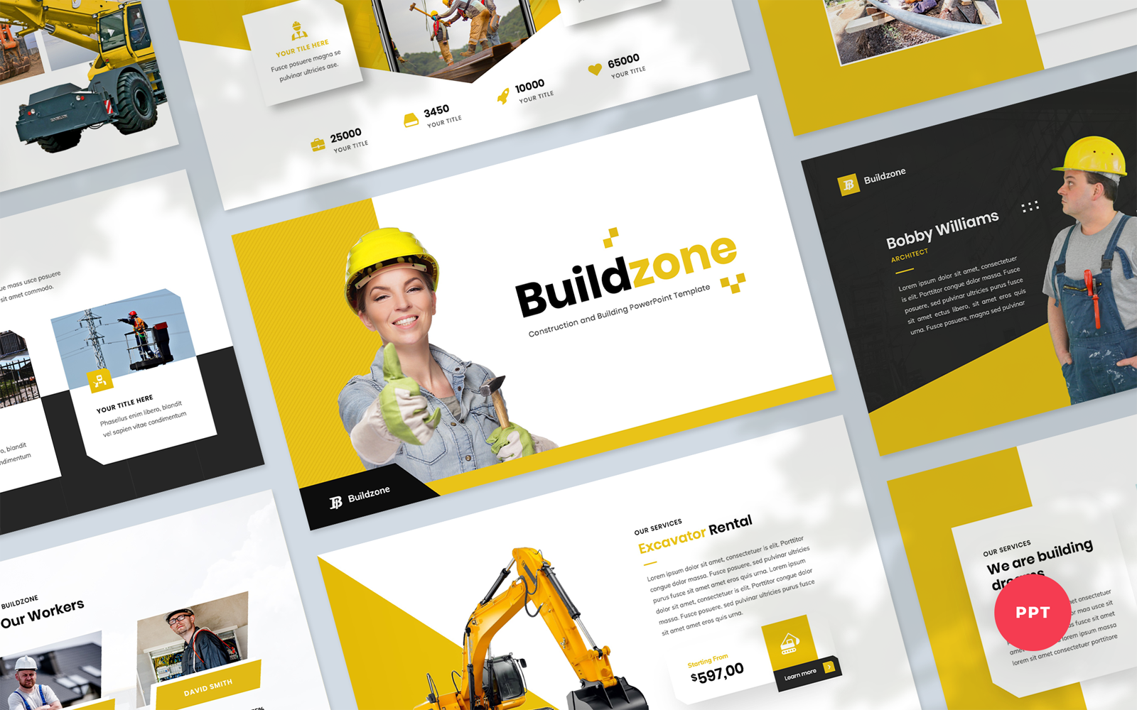 Buildzone - Construction and Building Presentation Template