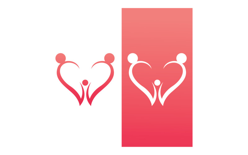 Adoption children family care logo health v10 Logo Template