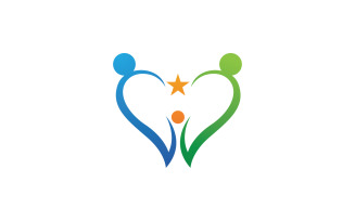Adoption children family care logo health v11