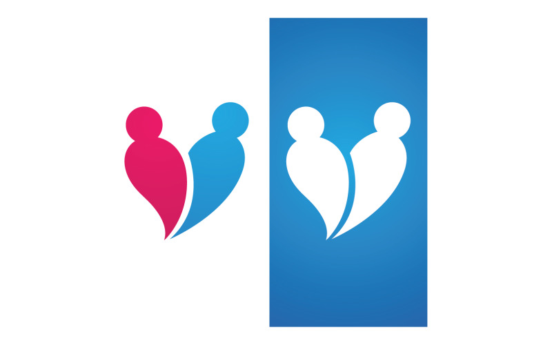 Adoption children family care logo health v12 Logo Template