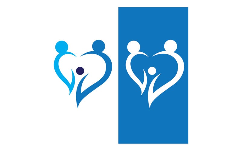 Adoption children family care logo health v14 Logo Template