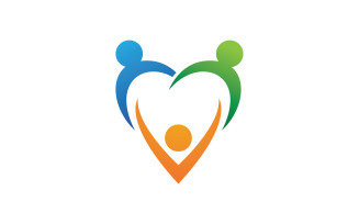Adoption children family care logo health v3