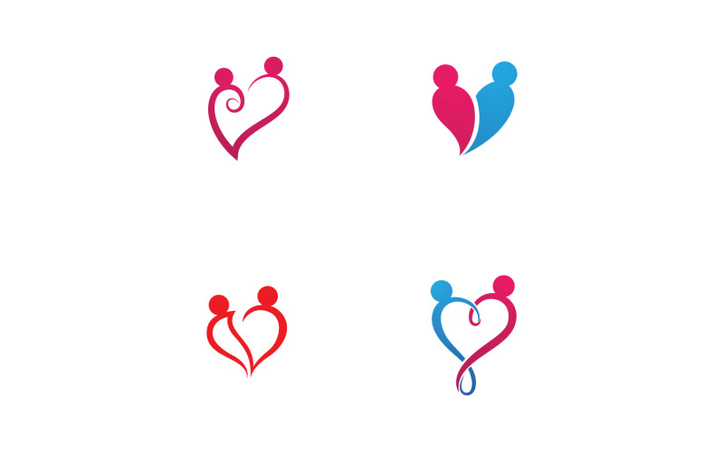 Adoption children family care logo health v5 Logo Template