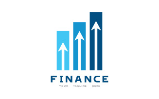 Business finance graphic logo and symbol vector v3