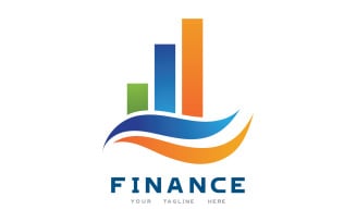 Business finance graphic logo and symbol vector v5