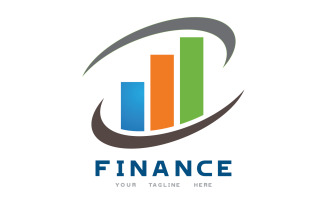 Business finance graphic logo and symbol vector v6