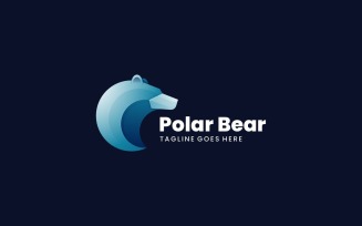 Polar Bear Gradient Logo 1