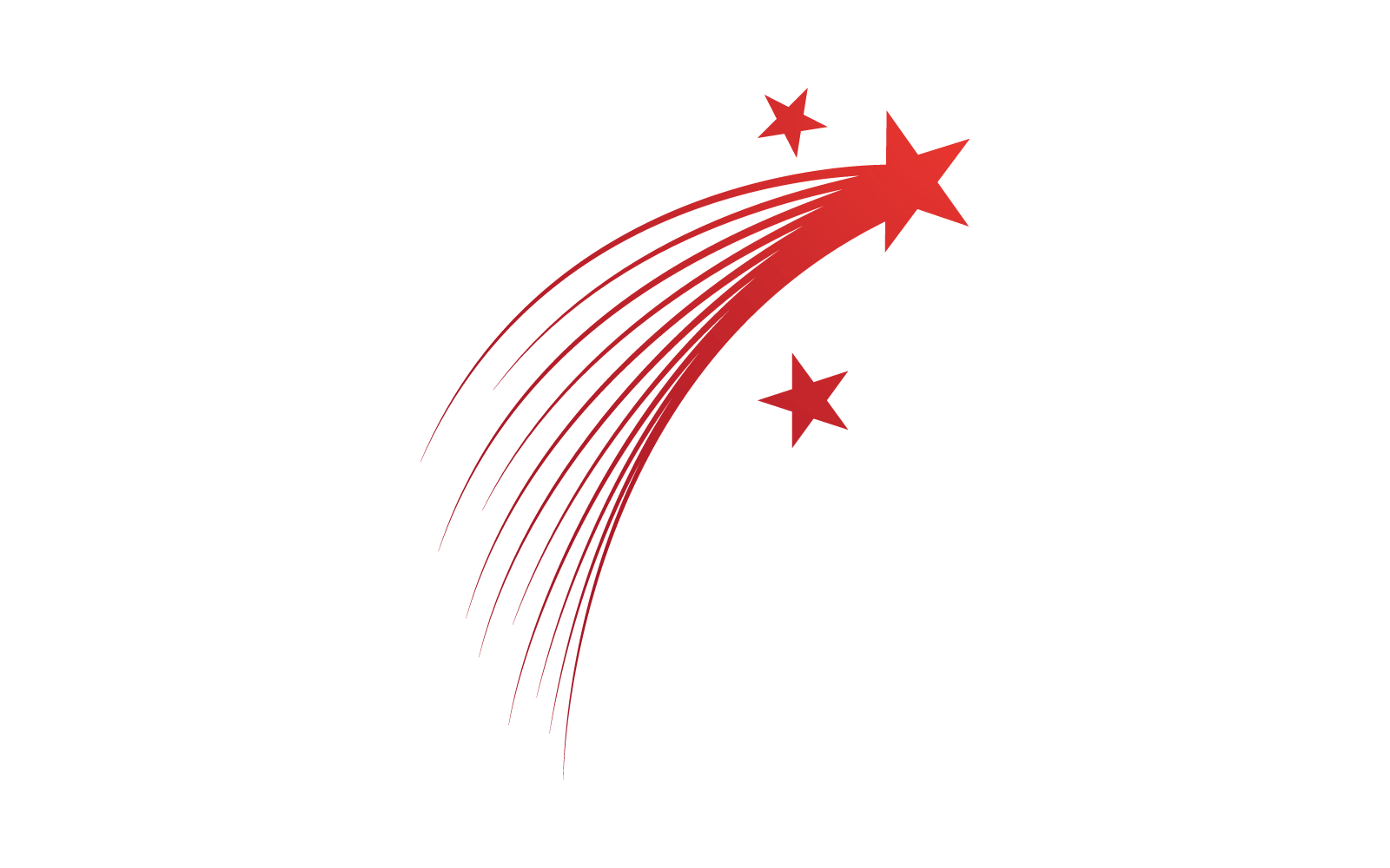 Yıldız Logo illüstrasyon vektör düz tasarım şablonu