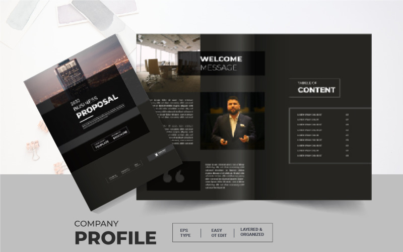 Company Profile Template multipurpose Magazine Template