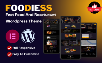 Foodiess Fast Food And Resturant Full Responsive Wordpress Theme