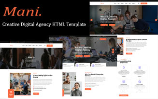 Mani – Digital Agency HTML Template