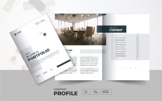 Portfolio Template Layout Design and Brochure