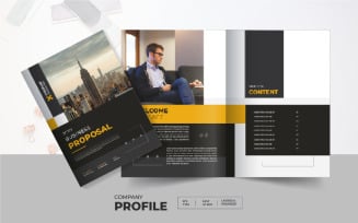 Professional Company Profile Template vector