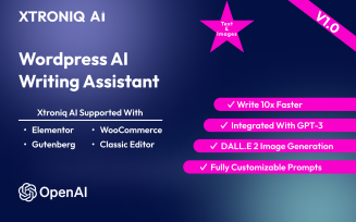 XtroniqAI - WordPress AI Writing Content Generation Tools | OpenAI GPT-4