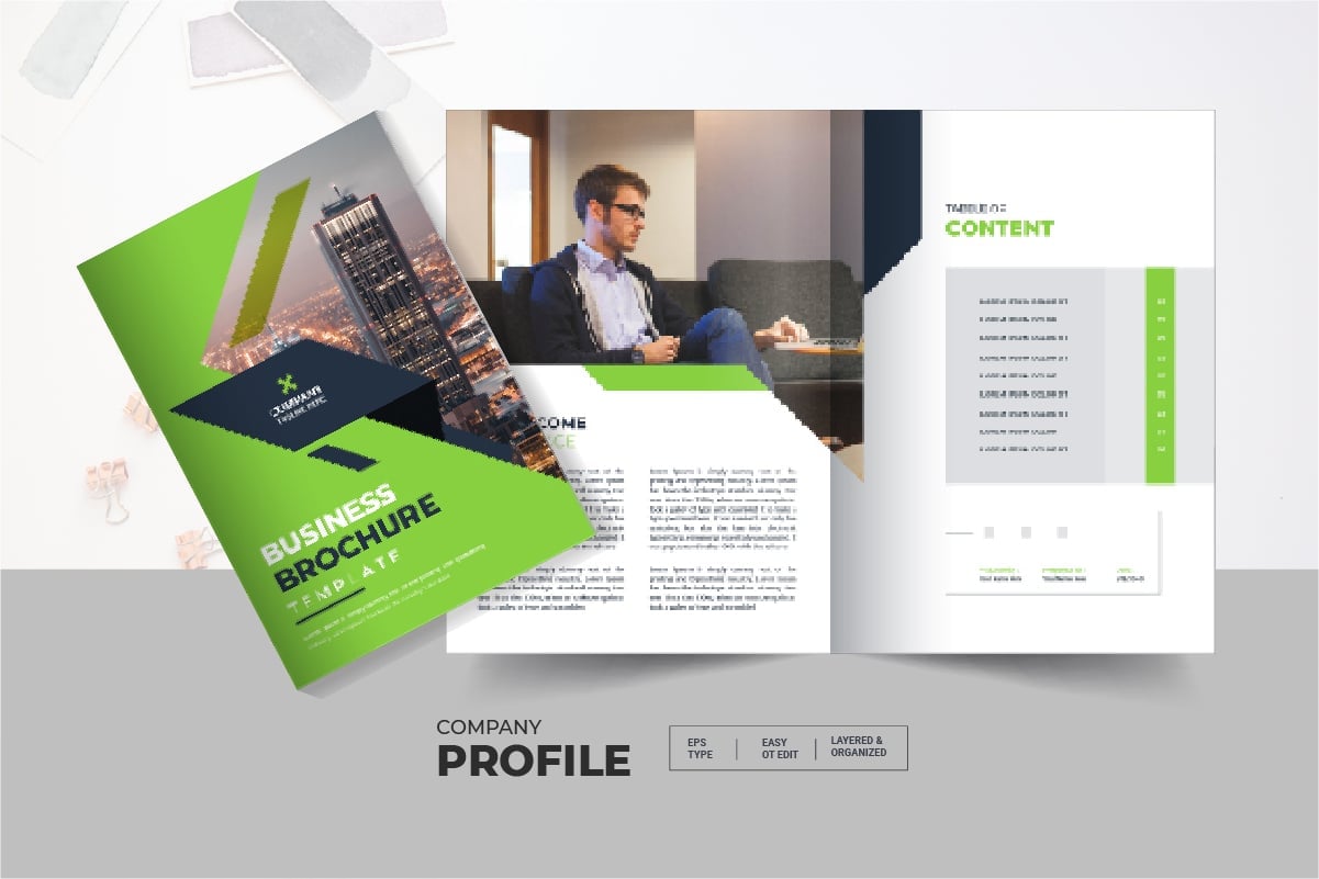 Template #328213 Profile Business Webdesign Template - Logo template Preview