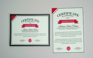 Customizable Certificate Template Design