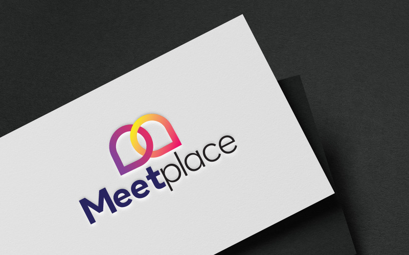 M letter Logo Design to Location Map Logo Template