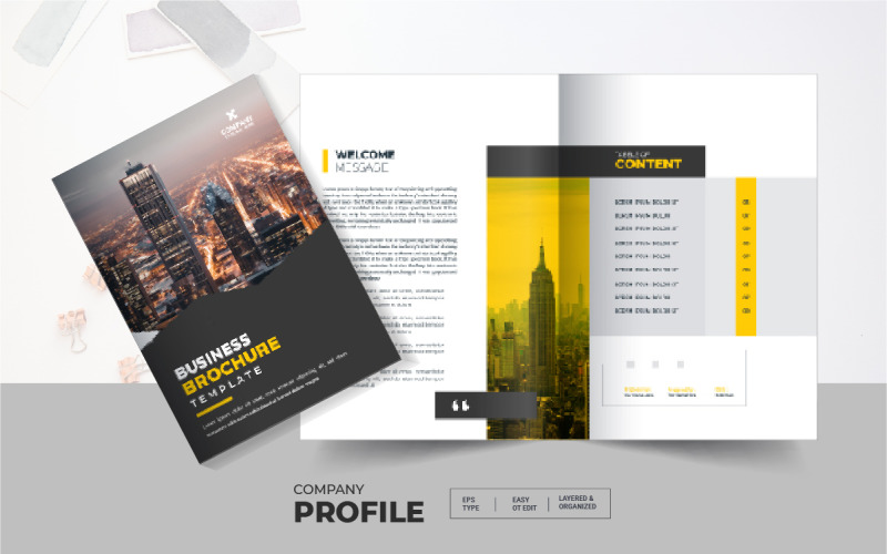 Modern Company brochure Template Corporate Identity