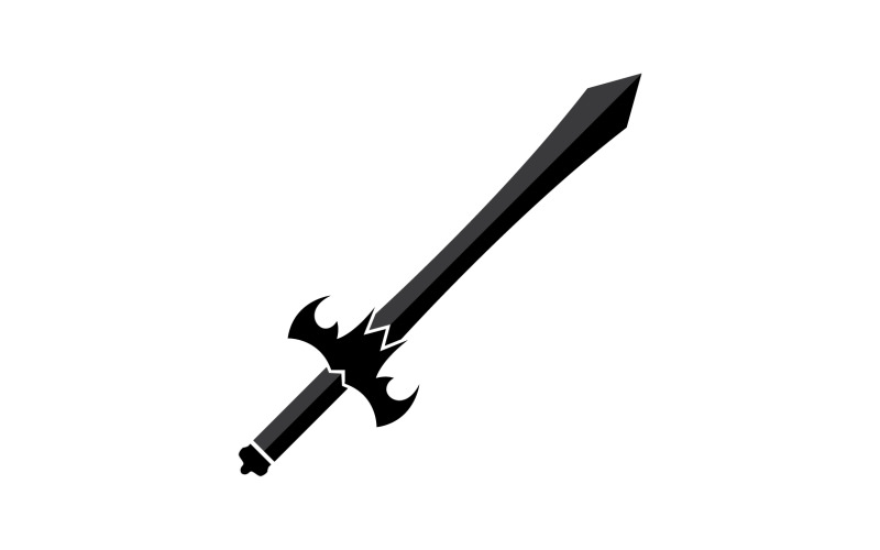 Sword item collection in game vector design v10 Logo Template